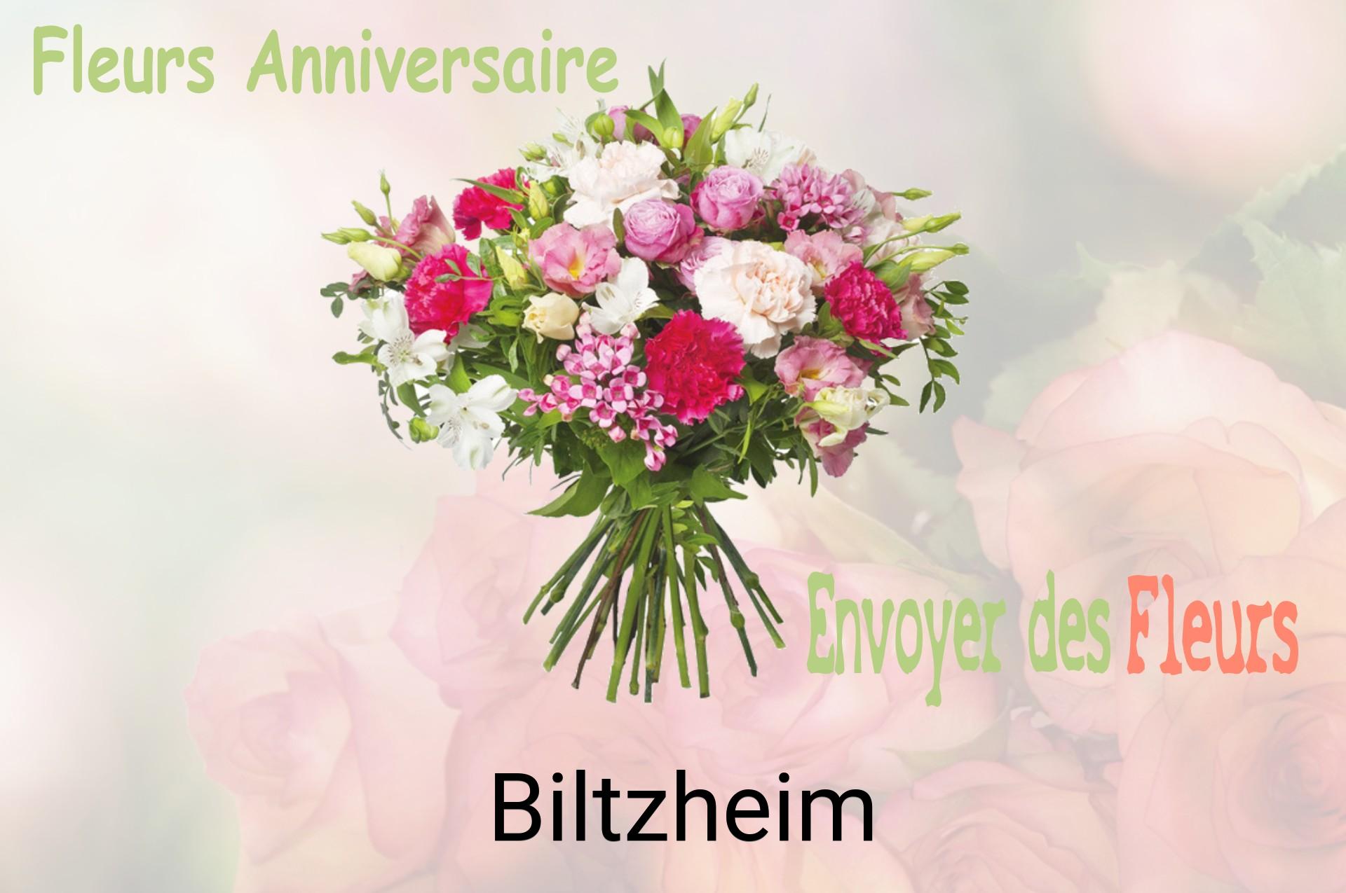 Bouquet de fleurs d’anniversaire livré à Biltzheim